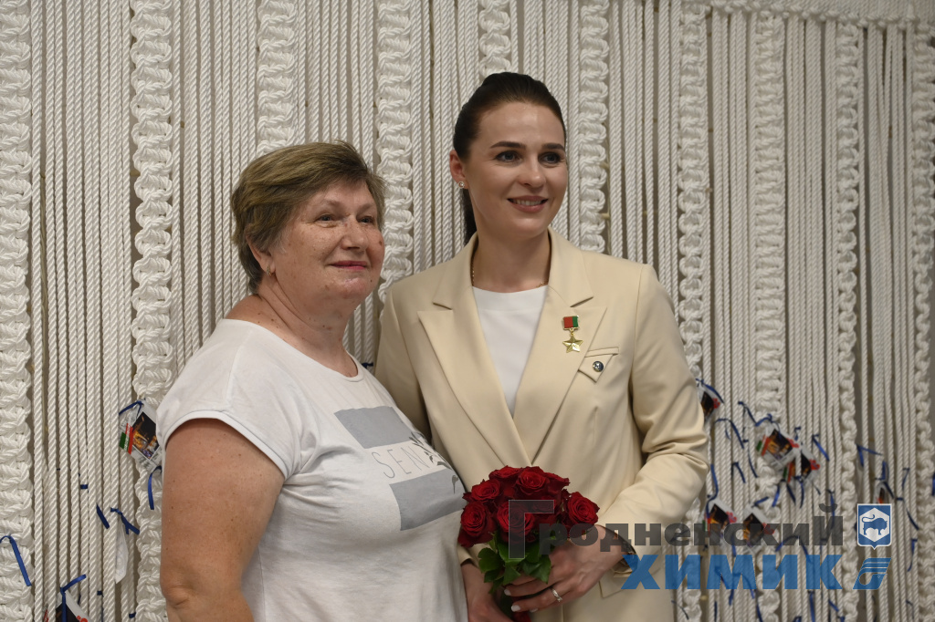 Герой Беларуси Марина Василевская впосетила ОАО Гродно Азот_38.JPG